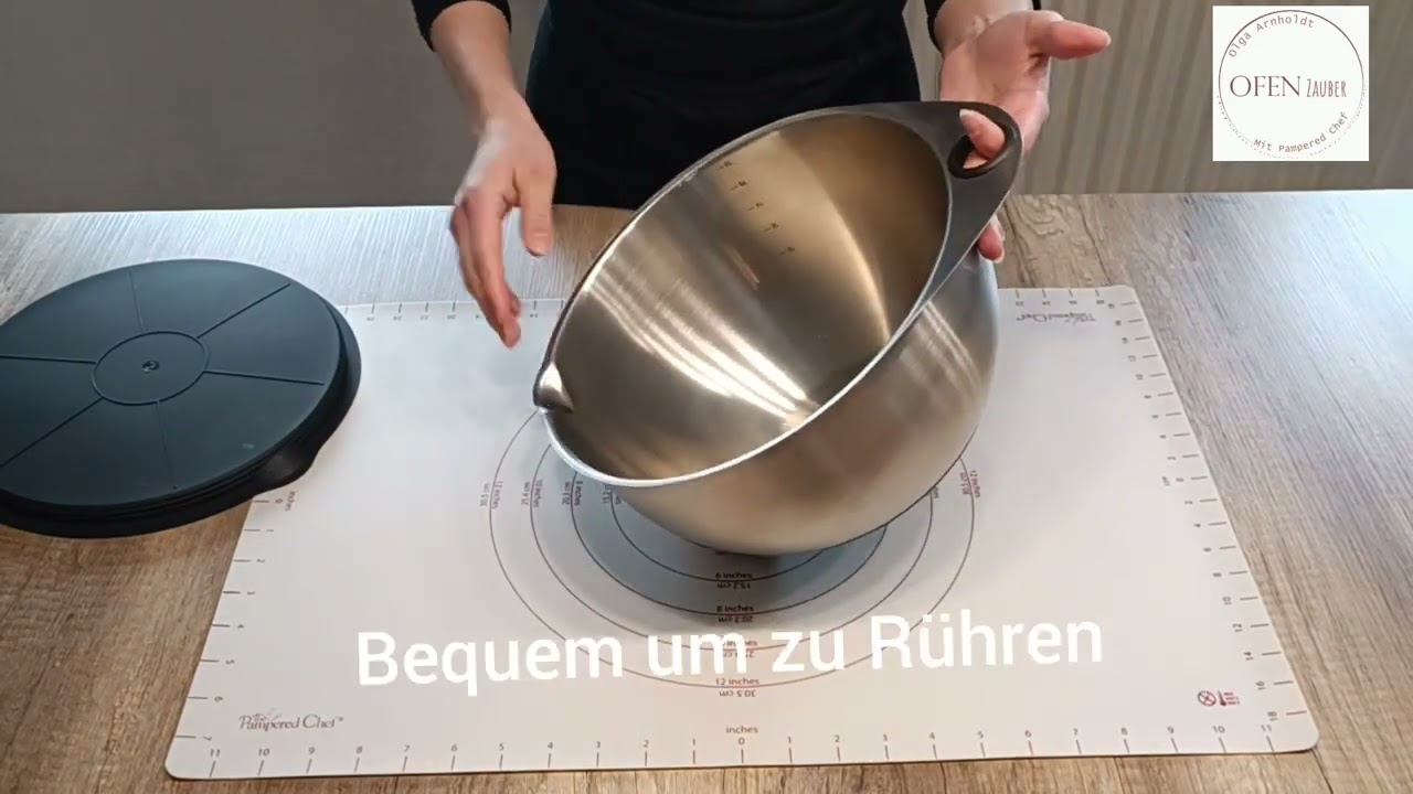 Edelstahl-Rührschüssel von Pampered Chef