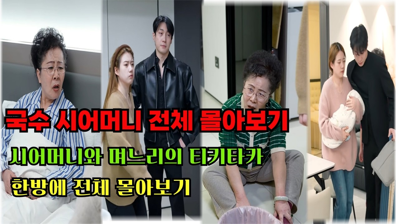 국수시어머니 한방에 정주행하기