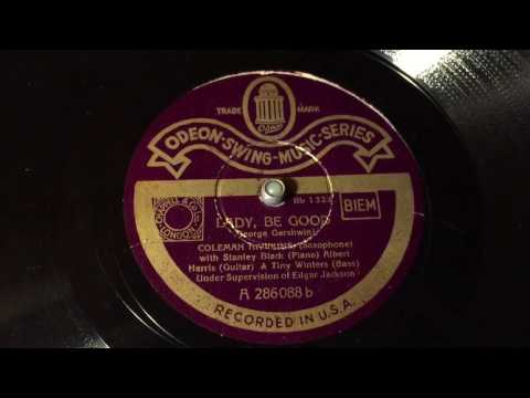 Coleman Hawkins Lady Be Good 78 Rpm Odeon A286088 