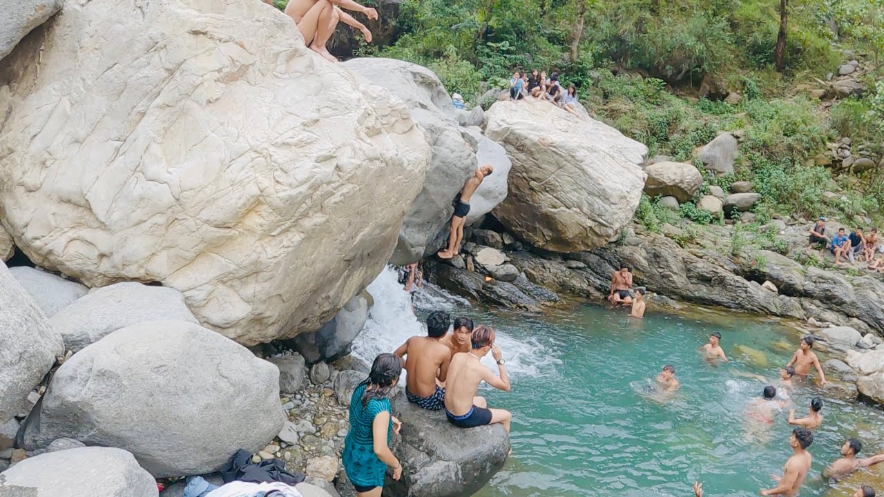 Sunday Natural pool party 😃Dharchula ( Pithoragarh) Uttarakhand