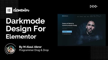 Elementor Dark Mode Setting - Cara Membuat Dark Mode Di Wordpress