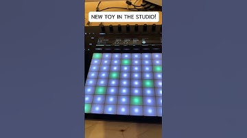 New toy in the studio! (Ableton Push 3)  #ableton #push3 #musicproducer