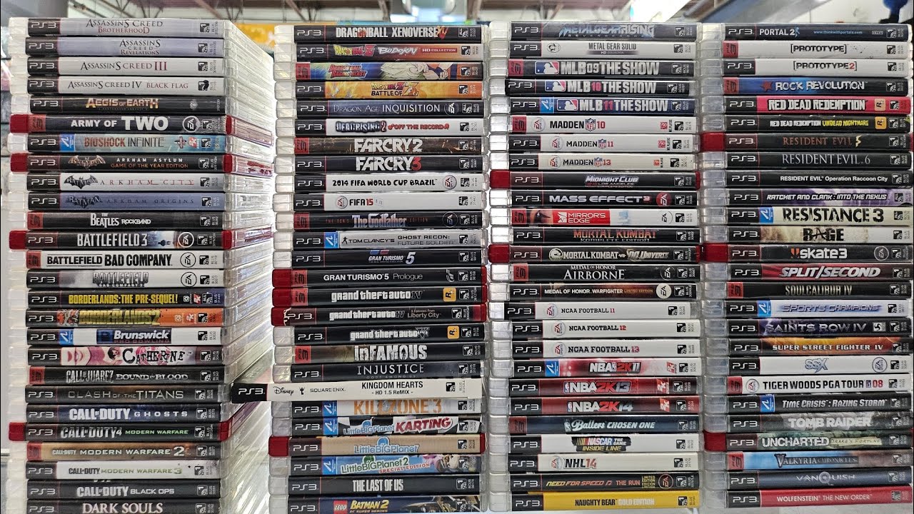 Playstation PS3 games priced/cleaned and just put on the shelves this morning. 8-Bit Hall of Fame 