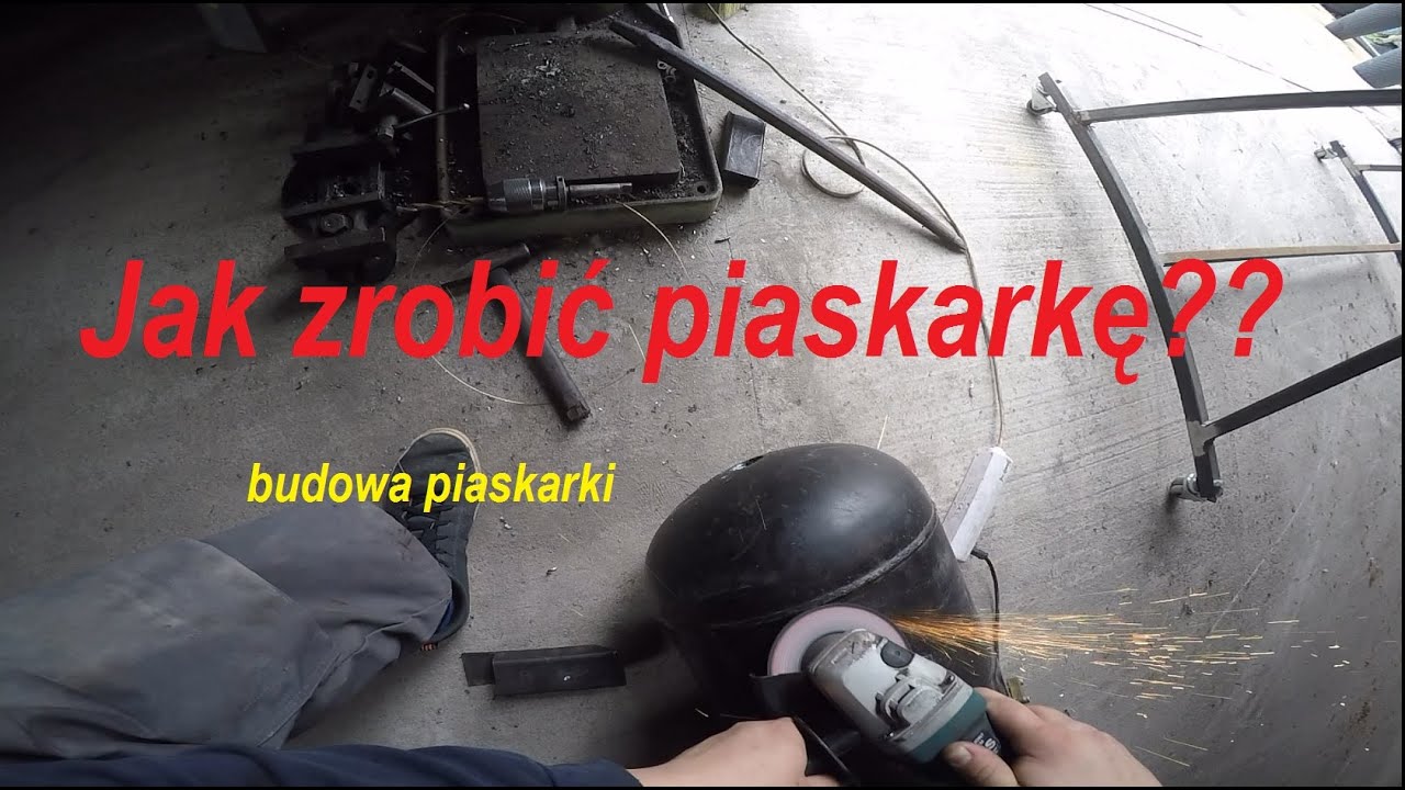 Budowa piaskarki Jak zrobić piaskarkę? Piaskowanie |Piaskarka syfonowa