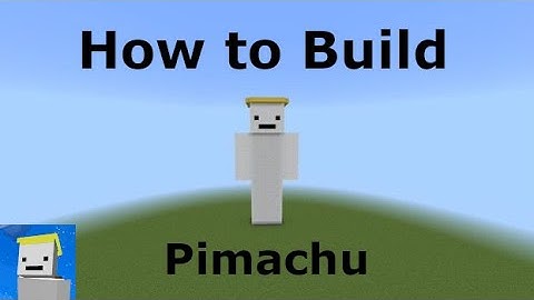 |How to Build Pimachu| Minecraft Skin Tutorials