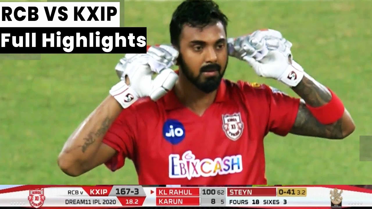KXIP vs RCB Highlights, IPL 2020: Kings XI Punjab VS Royal Challengers ...