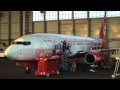 airberlin Weihnachtsflieger: Making-Of Sonderbeklebung