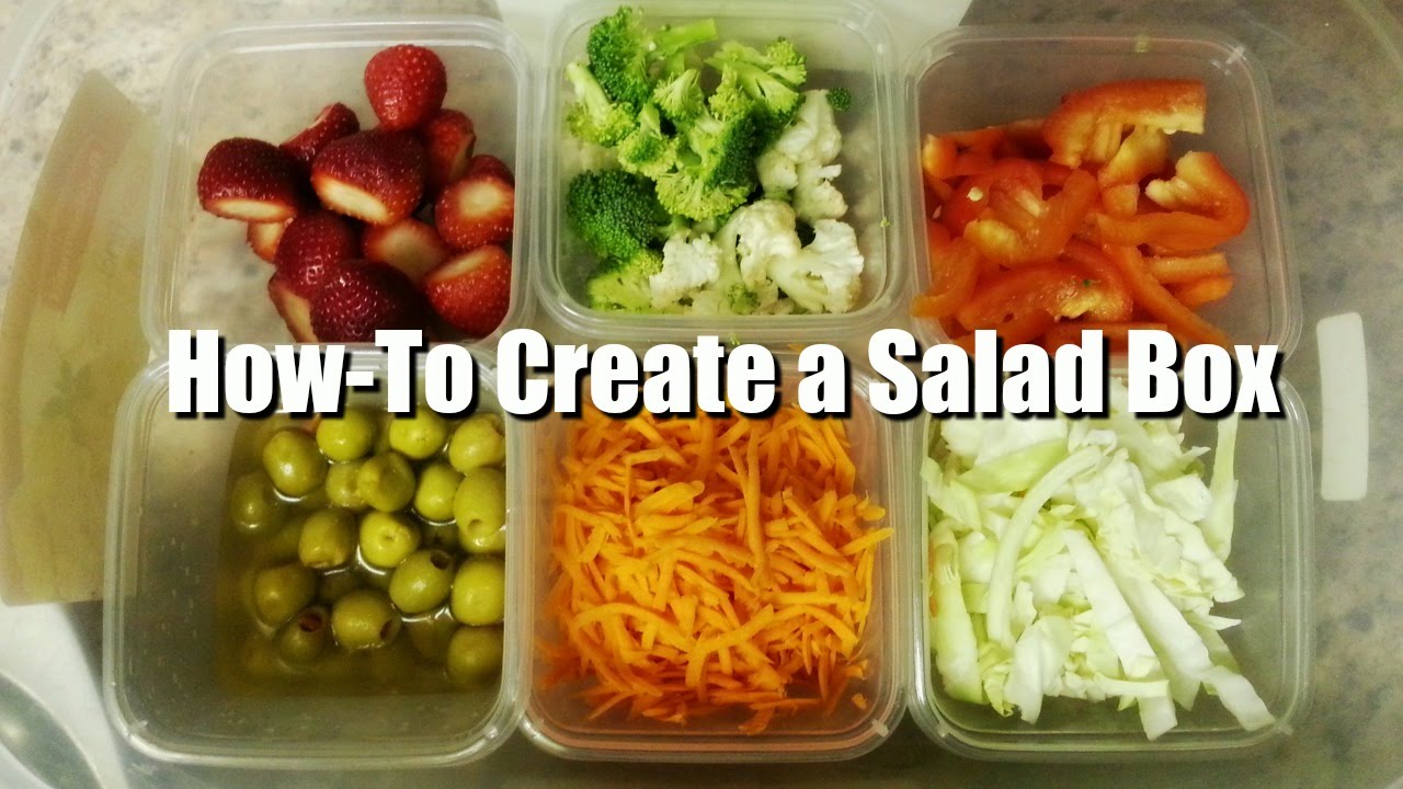 Salad Box - Make Your Own Salad Bar - Daisies & Pie