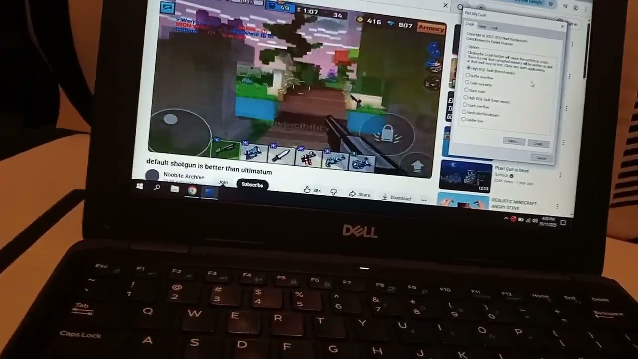 Pixel Gun 3D has Bsod 2 (windows 10 1607 with fixed sound)