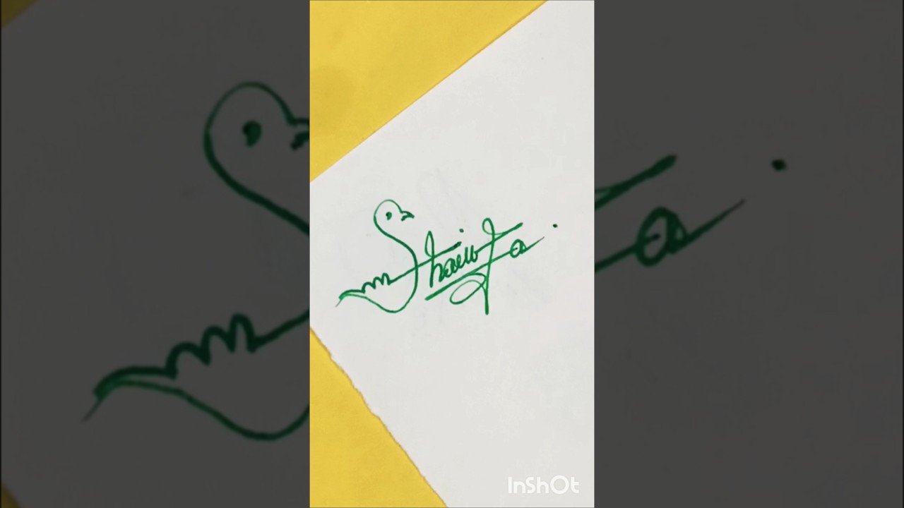 Shaisa name signature #shorts #sign #signature #signos #signaturestyle ...