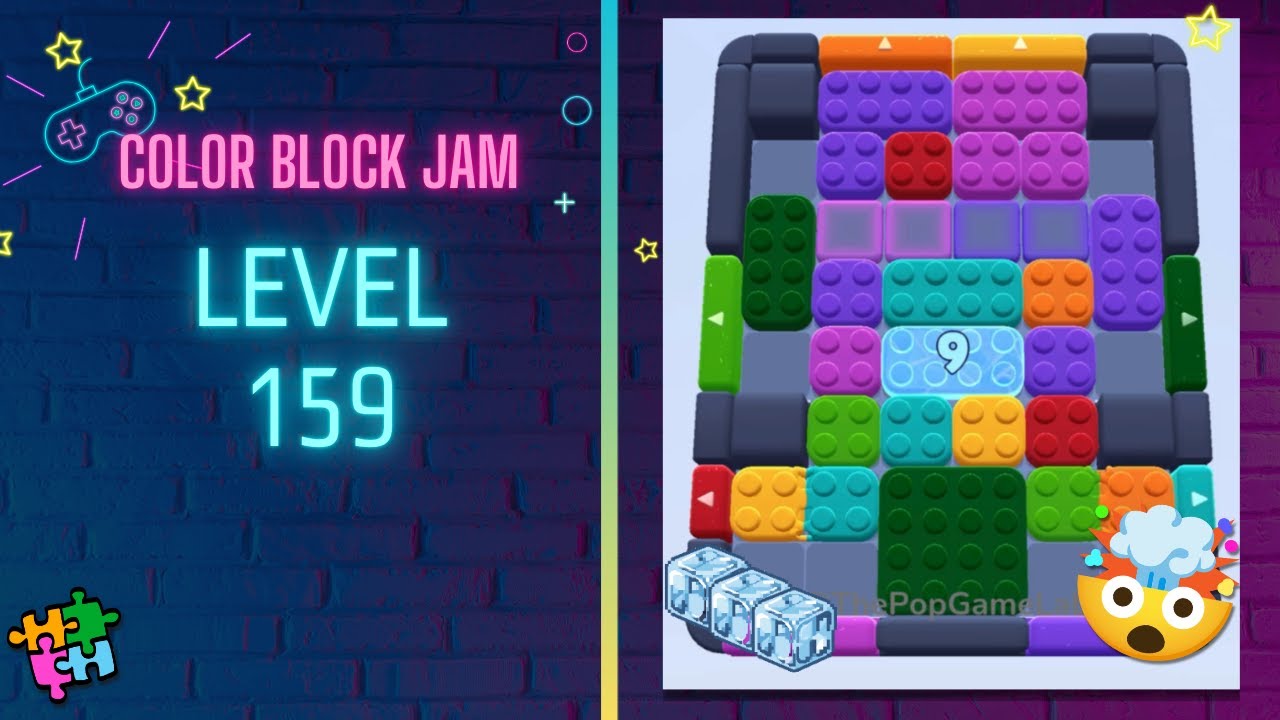 Color Block Jam - Level 159 - Solution Walkthrough