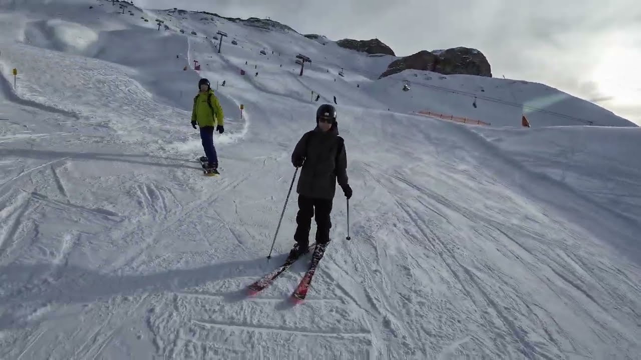 Letzte Talabfahrt nach Ischgl