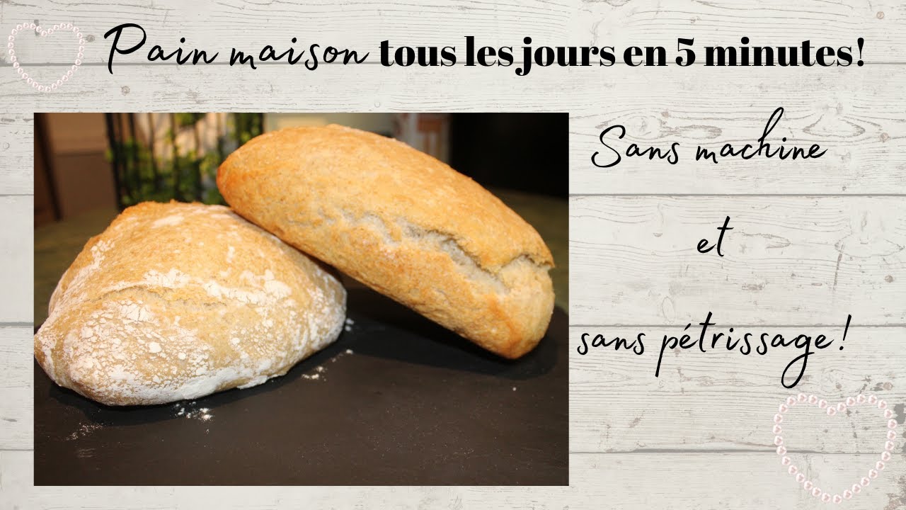 Pain artisanal sans pétrissage en 5 minutes par jour Recipe - Samsung Food