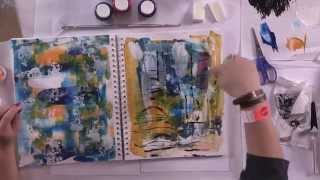 Expressive Faces Video Download, Dina Wakley, Mixed Media, Video Downloads