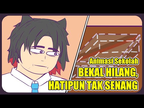 Reaksi Jujur Ketika Bekal Hilang - Animasi Sekolah
