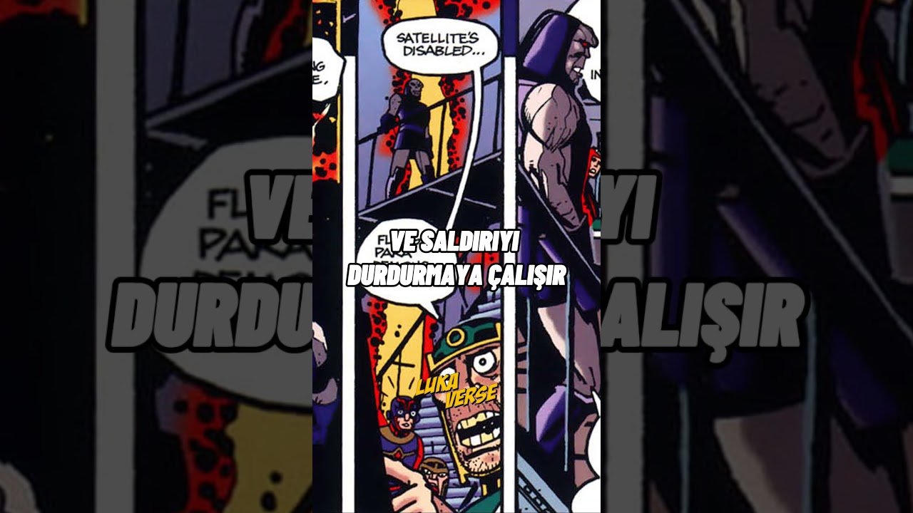 Darkseid ile dalga geçen adam!  