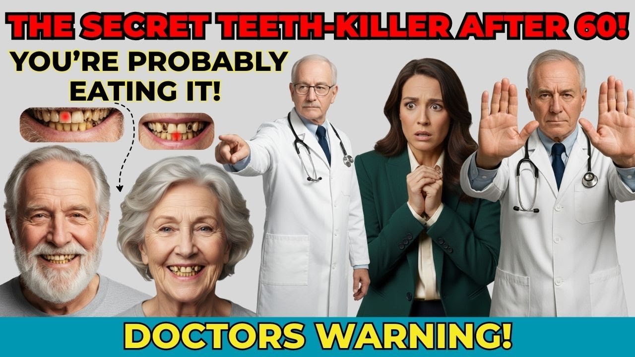 Over 60? 4 WORST Foods DESTROYING Your Teeth & 4 BEST That Rebuild Them | Senior Health