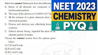 NEET 2023 Chemistry PYQ Quick Tricks Explained