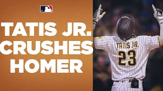 Fernando Tatis Jr. GOT ALL OF THIS HOMER! His 37th of the year is CRUSHED!