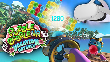 Puzzle Bobble VR First Impressions! // Oculus Quest 2 Gameplay