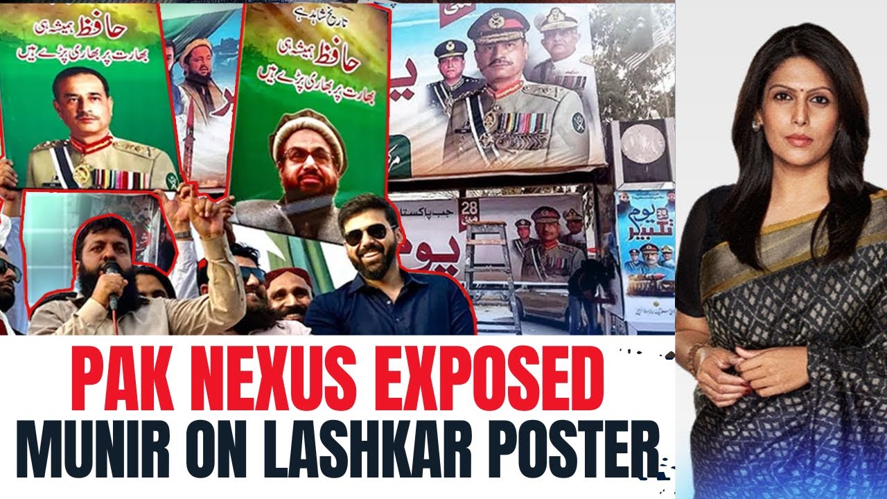 Live Pakistan Army Chief Featured On Poster Alongside Lashkar E Taiba 
