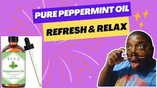 Pure Peppermint Oil, Refresh &amp; Relax #peppermintoil #oil