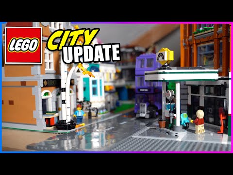 RAISED LEVEL! DOUBLE TRAIN LOOP! & TESTING NEW Road Plates! - LEGO City Update Jan 2021