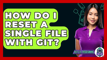 How Do I Reset A Single File With Git? - Next LVL Programming