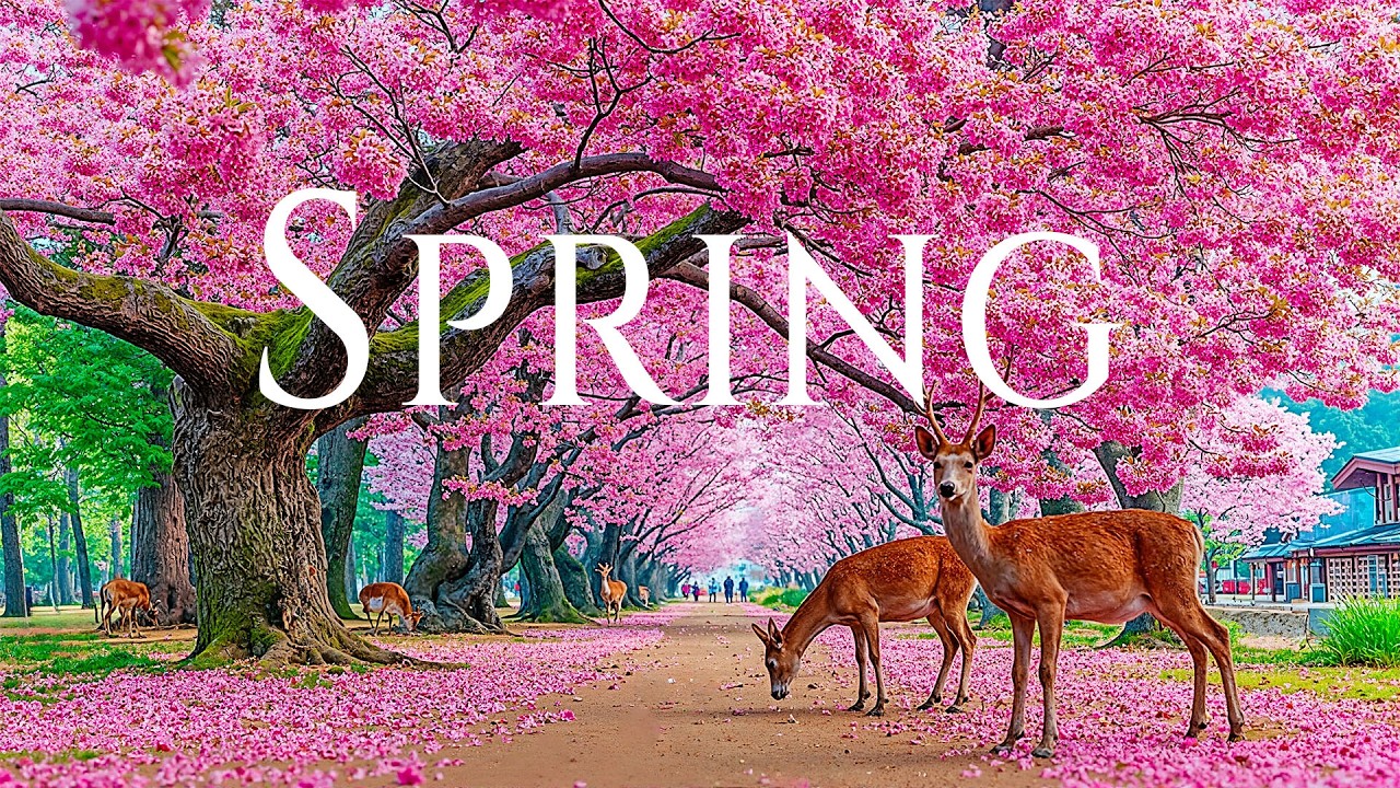 Spring in Japan 4K 🌸 | Tranquil Sakura Temples, Sacred Shrines