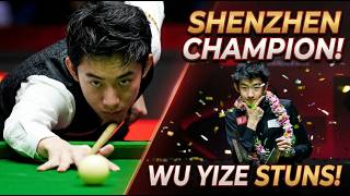 Absolutely Brilliant Wu Yize Completes A Stunning Run To The Shenzhen Open Title Best Shots