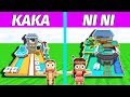 MiniWorld KAKA vs NINI WATER SLIDE in MiniWorld! AVM SHORTS Animation