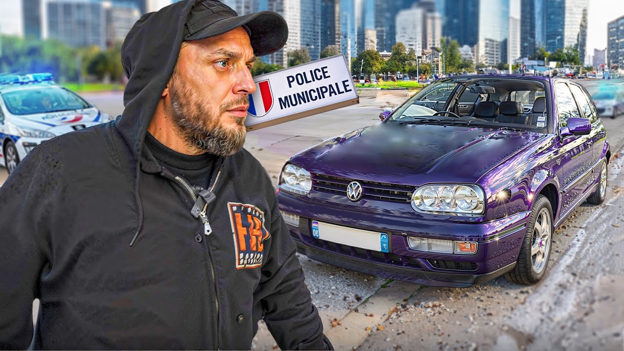 JE SÈME LA POLICE EN GOLF III VR6 🚔🔥