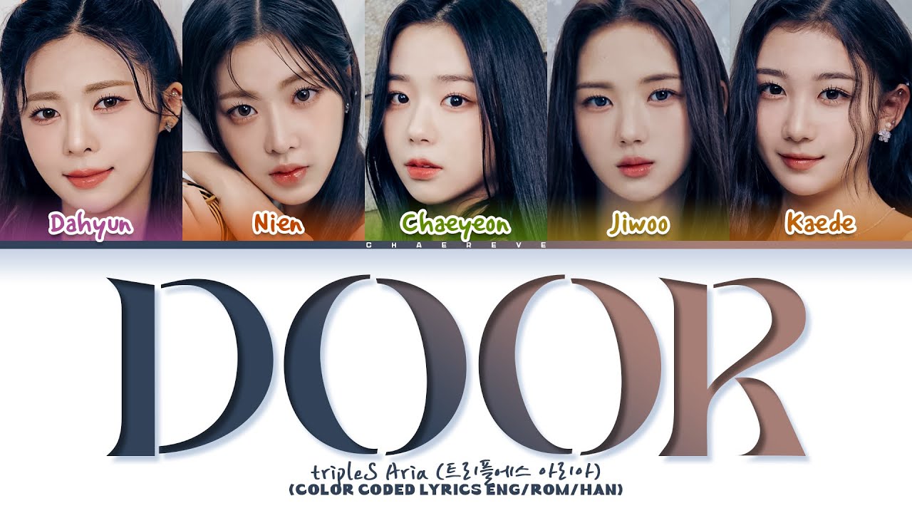 Aria (tripleS) Door Lyrics (Color Coded Lyrics) - YouTube