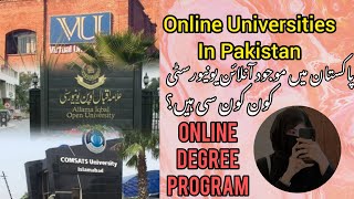Online Universities in Pakistan| Online degrees program