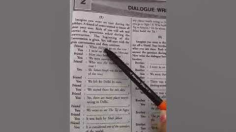 8th English  Dialogue writing