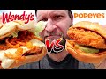 Popeyes VS Wendy&#39;s NEW Ghost Pepper Chicken Sandwich!