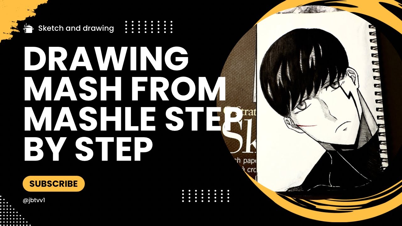 Drawing anime characters [Mash from Mashle]