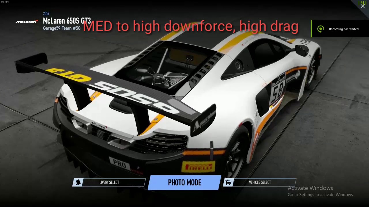 Project Cars 2-Top 3 fastest GT3 cars at Spa 