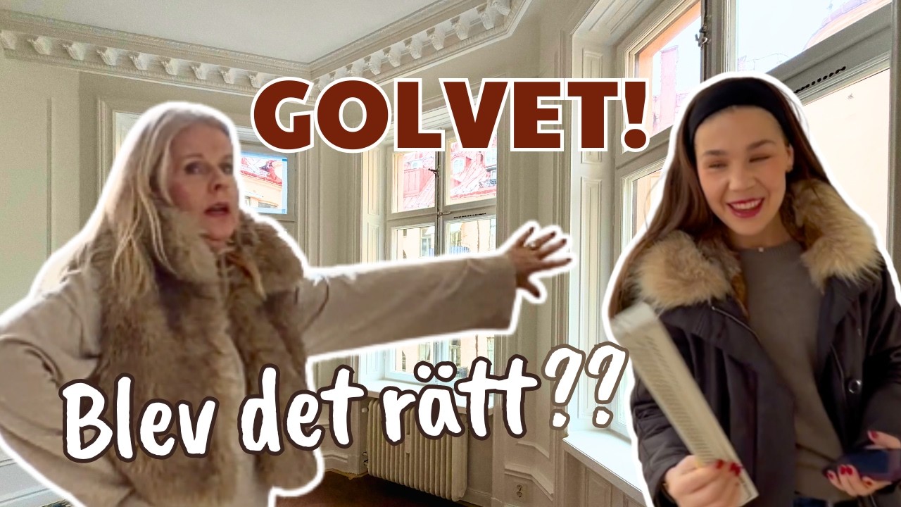 Snaart klart för inflyttning! Och golvet blev perfekt!👌