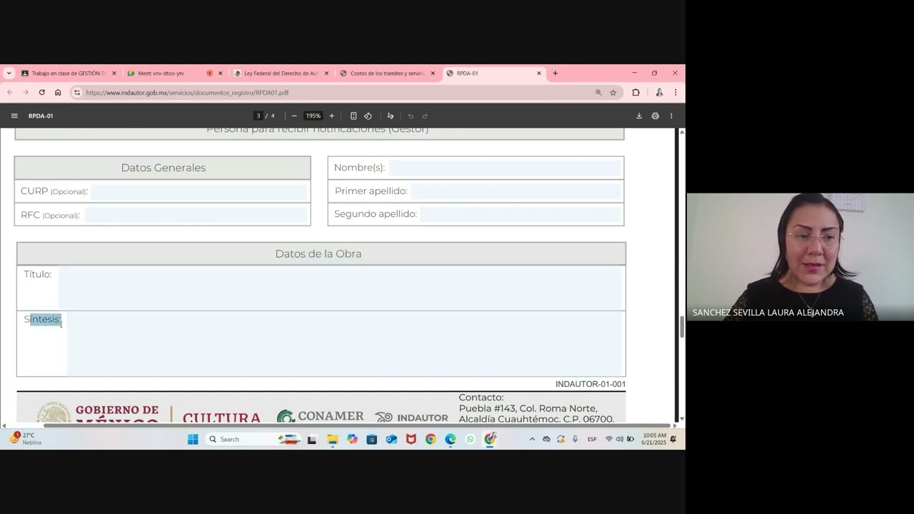Derechos de autor, Vol.  3, ¿Cómo registrar una obra en INDAUTOR?
