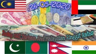 Today Uae Dirham And Malaysian Ringgit Rates Update For Stan, Bangladesh, Nepalese And Indian