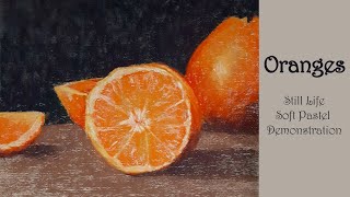 Vibrant Citrus Dreams: Soft Pastel Still Life of Oranges | Painting Tutorial screenshot 2
