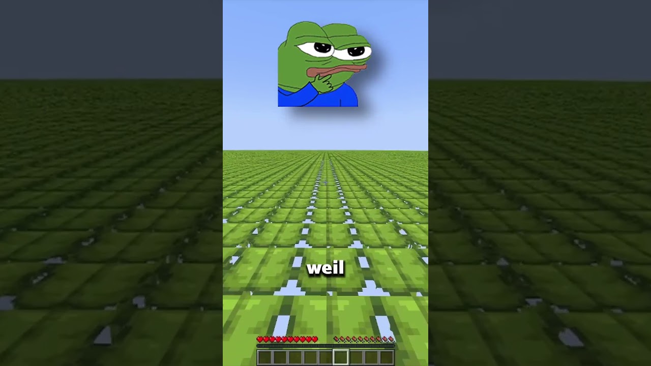 Minecraft, aber der BODEN besteht aus DRIP LEAFS! 