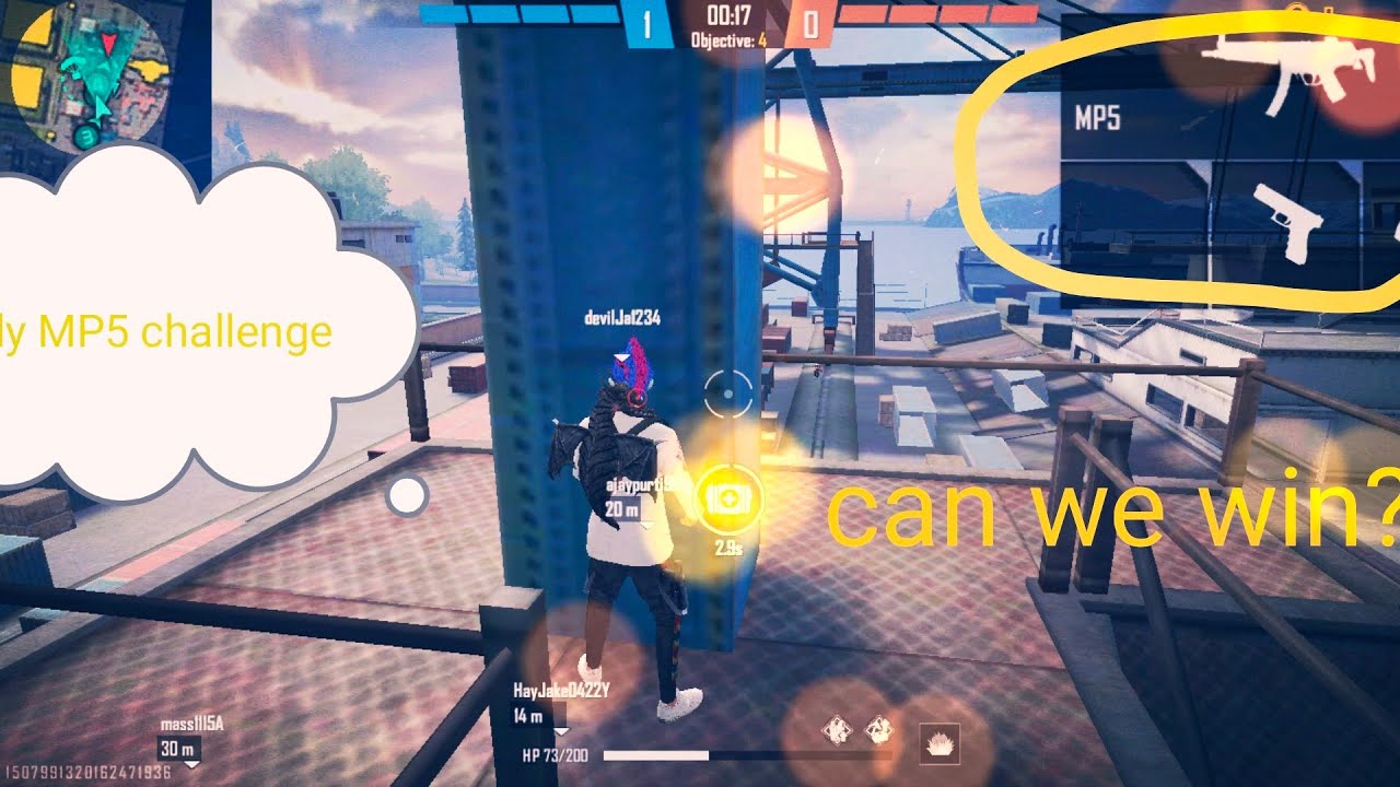 Only MP5 challenge in free fire clash squad ranked|free fire gameplay# 9