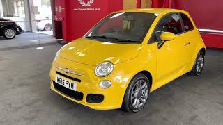 Fiat 500 Yellow