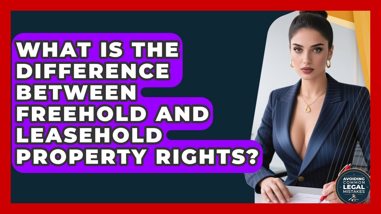 What Is the Difference Between Freehold and Leasehold Property Rights?