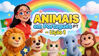 Learn Colors in European Portuguese 🇵🇹 | Kids Lesson 1 – Cores em Português #practiceportuguese