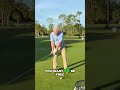 Stay down. Keep your head down. Hit down on it.