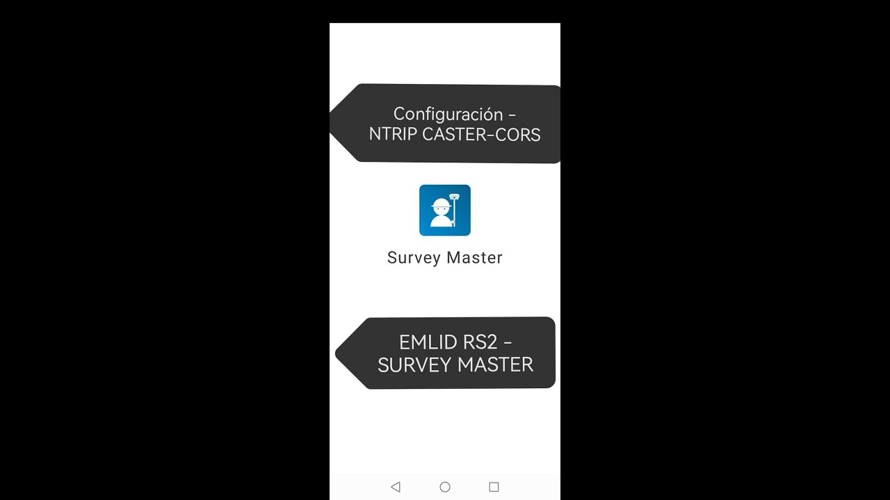 Configuración SURVEY MASTER - NTRIP EMLID RS+ - RS2+