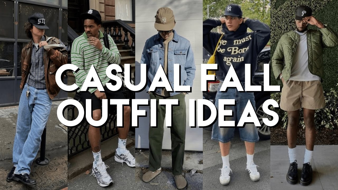 Casual Fall Outfit ideas | Men's Fashion Style 2023 - YouTube